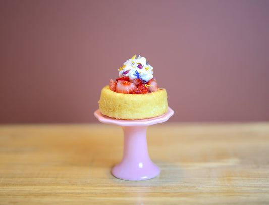 Mini Rainbowy Strawberry Shortcakes